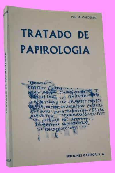 TRATADO DE PAPIROLOGÍA